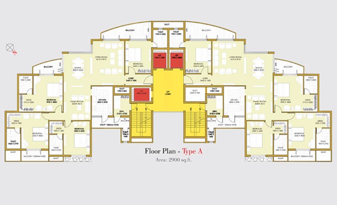 ATS One Hamlet Sector 104 Noida Floor & Site Plan