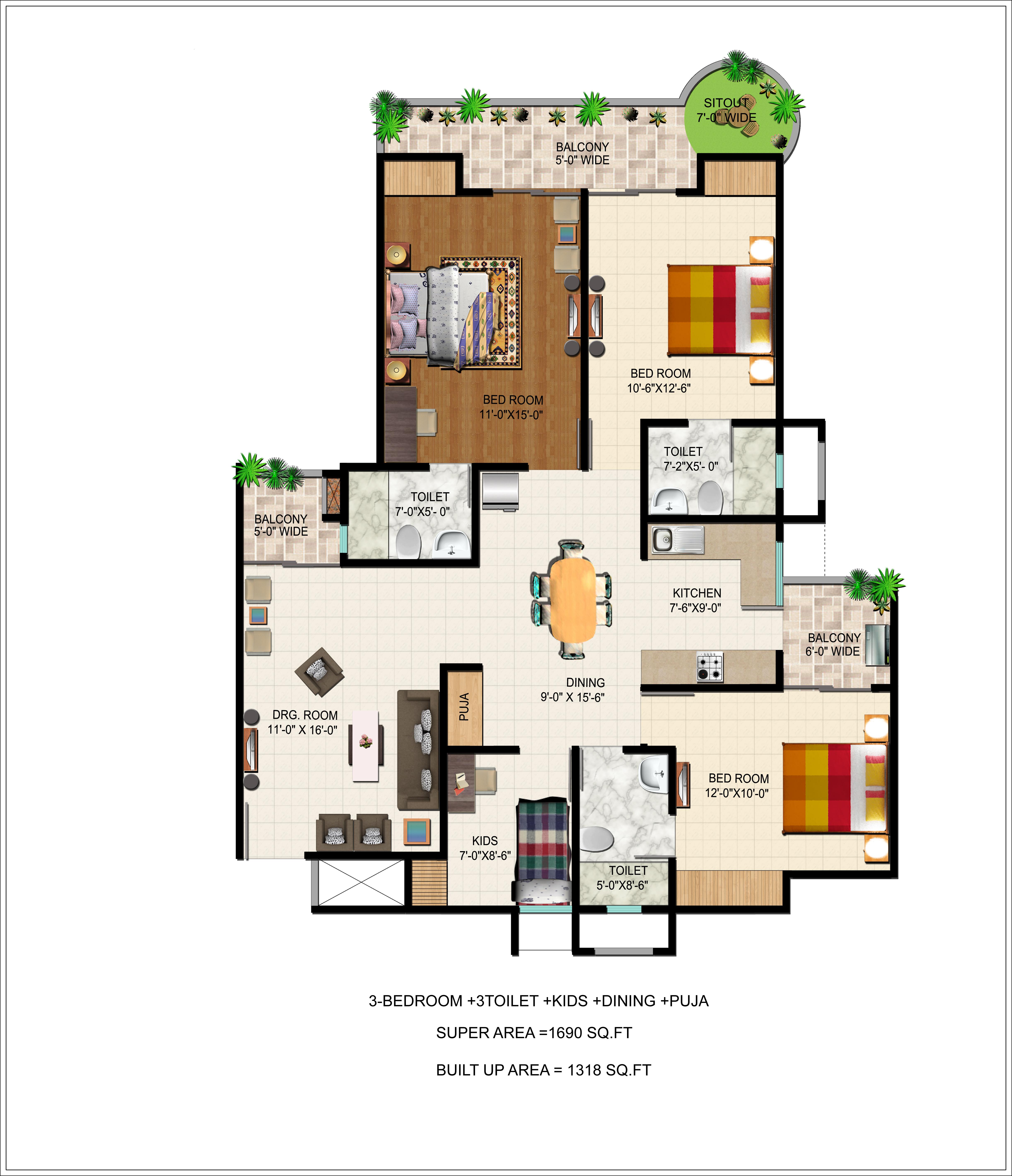 Ajnara Grand Heritage Sector 74 Noida Floor Site Plan Price List